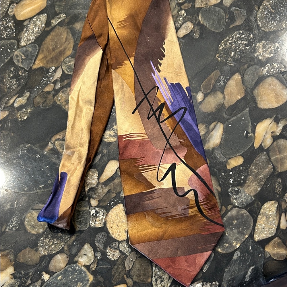 Jerry Garcia silk Alligator works Tie
